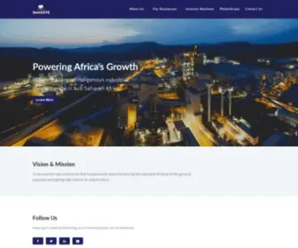 Dangote-Group.com(Dangote Group) Screenshot