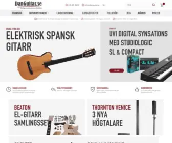 Danguitar.se(Alla slags musikinstrument) Screenshot