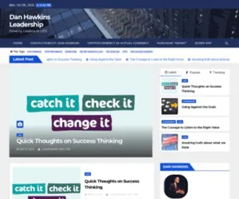 Danhawkinsleadership.com(Dan Hawkins Leadership And Life Web Log) Screenshot