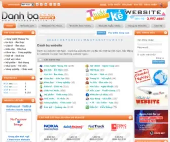 Danhbawebsite.vn(Danh bạ website Việt Nam) Screenshot
