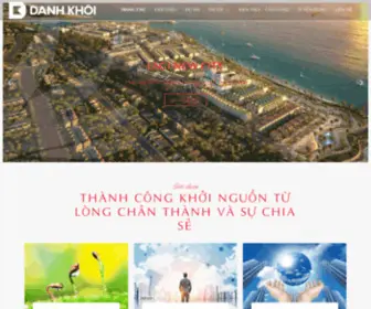 Danhkhoirholdings.vn(Tập đoàn Danh Khôi) Screenshot