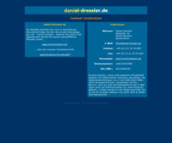 Daniel-Dressler.de(Homepage von Daniel "Dresi" Dressler) Screenshot