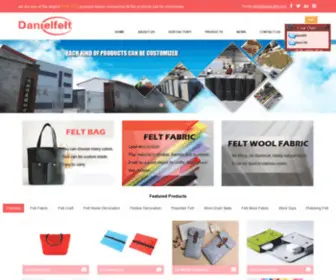 Daniel-Felt.com(Felt bag supplier) Screenshot