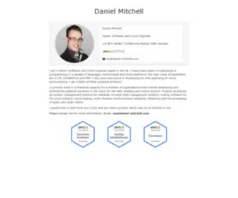 Daniel-Mitchell.com(Daniel Mitchell) Screenshot