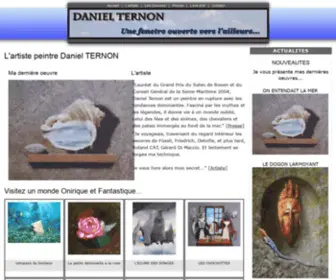 Daniel-Ternon.com(Artiste peintre Daniel Ternon) Screenshot