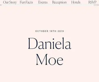 Danielaandmoe.com(Los Angeles Wedding) Screenshot