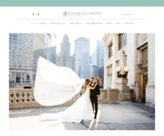 Danielacardili.com(Chicago Wedding Photographers) Screenshot