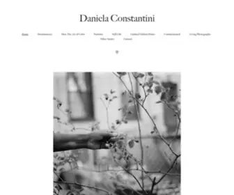 Danielaconstantini.com(Daniela Constantini's Portfolio) Screenshot