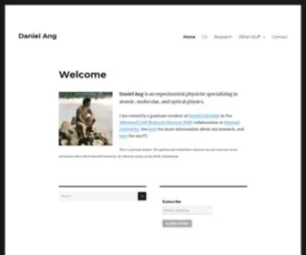 Danielang.net(Daniel Ang) Screenshot