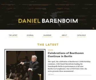 Danielbarenboim.com(Daniel Barenboim) Screenshot