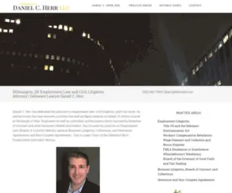 Danielcherr.com(Lawyer Daniel Herr) Screenshot