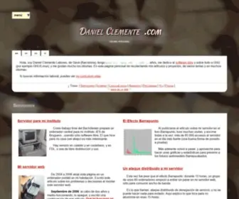 Danielclemente.com(Página personal con cosas raras que me interesan) Screenshot