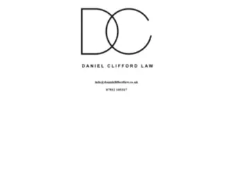 Danielcliffordlaw.co.uk(Daniel Clifford Law) Screenshot