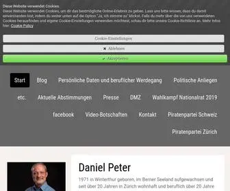 DanielcPeter.ch(Daniel Peter) Screenshot