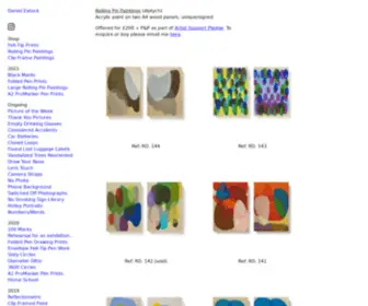 Danieleatock.com(Rolling Pin Paintings) Screenshot