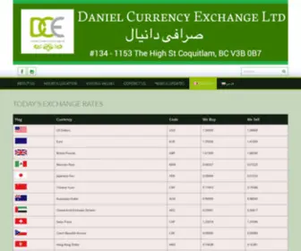 Danielexchange.com(Daniel Currency Exchange) Screenshot