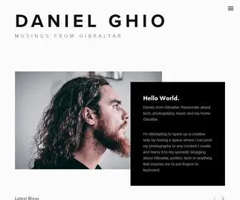 Danielghio.com(Daniel Ghio) Screenshot