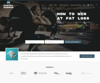 Danielharrod.com(Online Fitness and Nutrition Coach) Screenshot