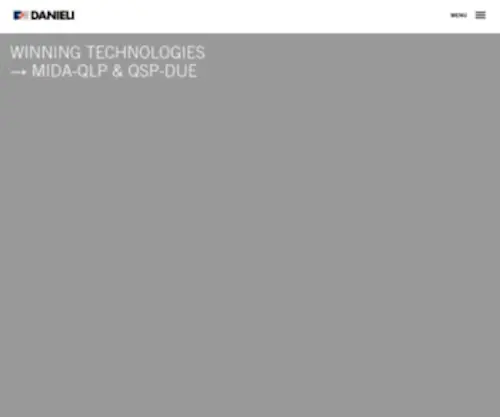 Danieli.com(Winning Technologies → MIDA) Screenshot