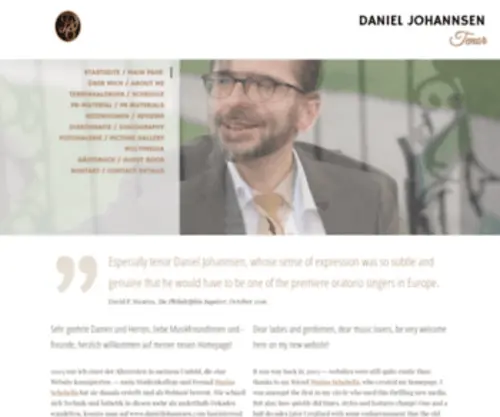 Danieljohannsen.com(Tenor) Screenshot