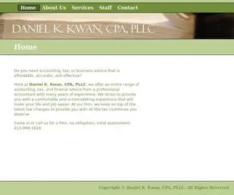 Danielkwan.com(Kwan, CPA, PLLC) Screenshot