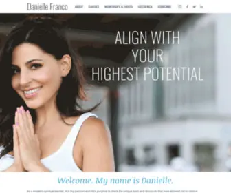 Danielle-Franco.com(Danielle Franco) Screenshot