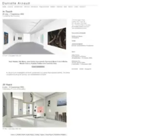 Daniellearnaud.com(Danielle Arnaud Gallery) Screenshot