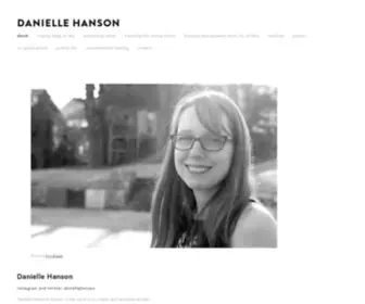 DaniellejHanson.com(Danielle Hanson) Screenshot