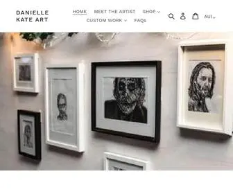 Daniellekateart.com(Danielle Kate Art) Screenshot