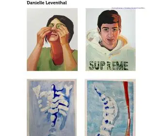 Danielleleventhal.com(Paintings) Screenshot