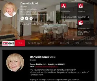 Danielleruel.ca(Real Estate) Screenshot