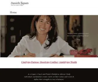 Daniellesaputo.com(Danielle Saputo) Screenshot