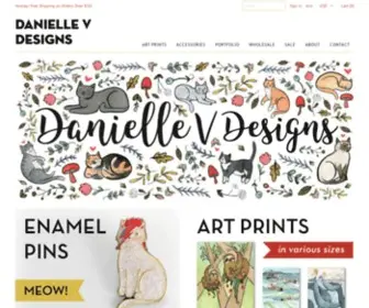 Daniellevdesigns.com(Danielle V Designs) Screenshot