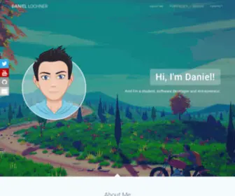 Daniellochner.com(Student, Software Developer, Entrepreneur) Screenshot