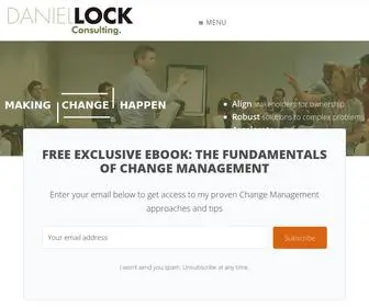 Daniellock.com(Best Change Management Consultant & Change Specialist from Sydney) Screenshot