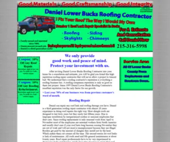 Daniellowerbucksroofingcontractor.com(Professional roofing repair specialist) Screenshot