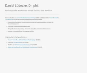 Danielluedecke.de(Daniel Lüdecke) Screenshot