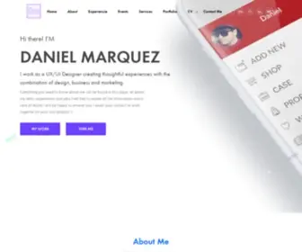 Danielmarquezux.com(Daniel Marquez) Screenshot