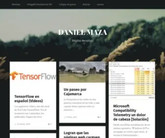 Danielmaza.com(De todo) Screenshot