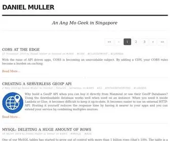 Danielmuller.me(Daniel Muller) Screenshot