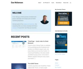 Danielnickerson.com(Dan Nickerson) Screenshot