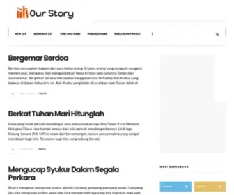 Danielnugroho.com(Our Story in God) Screenshot