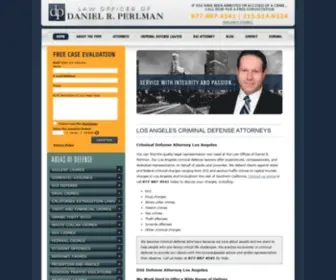 Danielperlmanlaw.com(Free Consultation) Screenshot