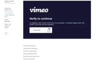 Danielphakos.com(ReelDaniel Phakos's Portfolio) Screenshot