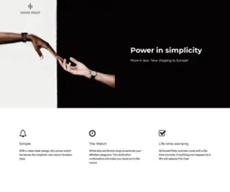 Danielphilip.co(Power in Simplicity) Screenshot