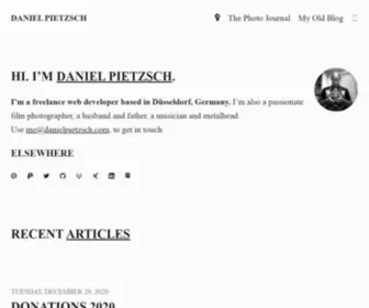 Danielpietzsch.com(Daniel Pietzsch) Screenshot