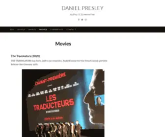 Danielpresley.com(Movies) Screenshot