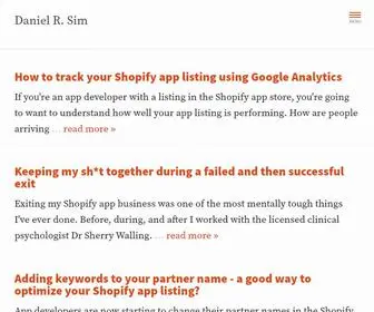 Danielrsim.com(Daniel R) Screenshot