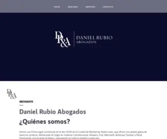 Danielrubioabogados.com(Daniel Rubio Abogados) Screenshot