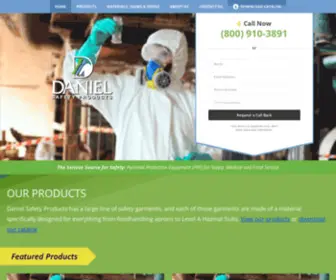 Danielsafetyproducts.com(Safety Apparrel) Screenshot